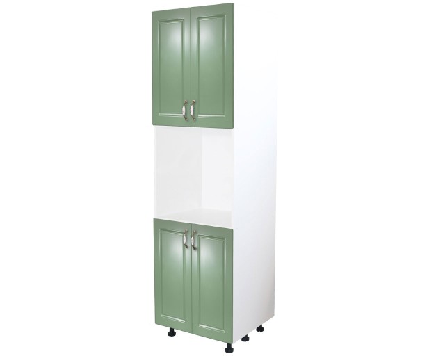 Soldat 60 cu 4 usi cu spatiu cuptor Zebra MDF verde drept